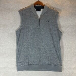 Men's Under Armour‎ Storm 1/4 Zip Sleeveless Athletic Sweatshirt Size Large